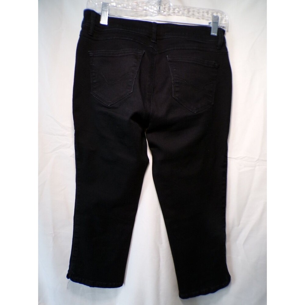 OZ&ALI Women's 360 Sculpt Black Capri Cropped Jeans Size 4 Stretch Denim - Picture 4 of 5
